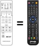 Replacement remote control RCT 8000