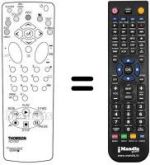 Replacement remote control Arc En Ciel DIGITAL 14'