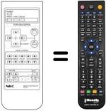 Mando a distancia equivalente Nec PX 42