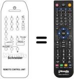 Replacement remote control REM.CONTR.UNIT 39 PROGR