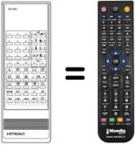 Mando a distancia equivalente RH 1000