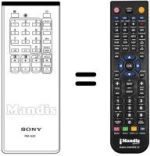 Mando a distancia equivalente A 1470588 A