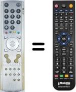Mando a distancia equivalente JVC PD 42V31S