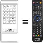 Mando a distancia equivalente JVC C 1480EK