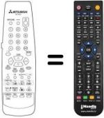Mando a distancia equivalente RM 05409