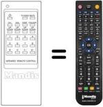 Mando a distancia equivalente RM 101