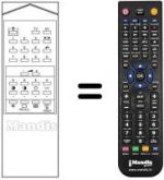 Mando a distancia equivalente 3F14-00009-103