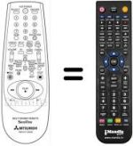 Mando a distancia equivalente RM 541V-59202