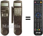Mando a distancia equivalente RM 986 E