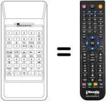 Mando a distancia equivalente RMC 35