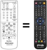 Mando a distancia equivalente RM M30V-57601