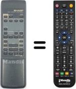 Mando a distancia equivalente RRMCG 0960 GE