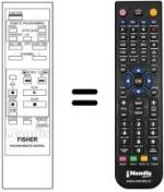 Replacement remote control RVR-510E
