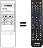 Replacement remote control RVR-906 BE