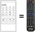 Replacement remote control PL 200