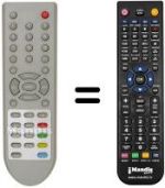 Replacement remote control Seitech SE20SKLCD