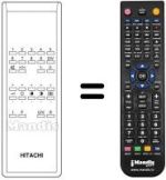 Replacement remote control Hitachi CPT 1570