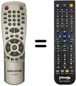 Replacement remote control SV 12919