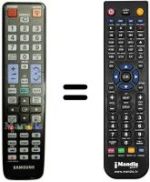Mando a distancia equivalente Samsung SYNCMASTER TA 750