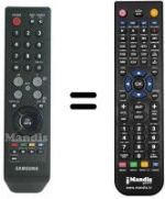Mando a distancia equivalente Samsung CW 29Z404