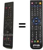 Mando a distancia equivalente Samsung PS 42C91 HX