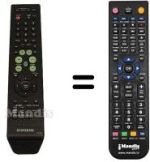 Mando a distancia equivalente Samsung HT-Q9