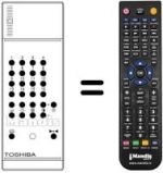 Mando a distancia equivalente T-534 A / B