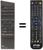Mando a distancia equivalente T 550