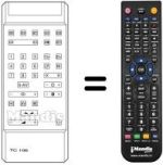 Mando a distancia equivalente TC 106