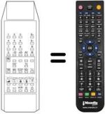 Mando a distancia equivalente TC 114 TEXT
