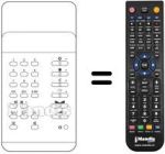 Replacement remote control TC 1000