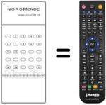 Mando a distancia equivalente TC 2112