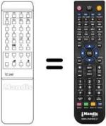 Mando a distancia equivalente TC 342