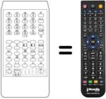 Replacement remote control TELECOMPUTER 5500