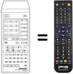 Replacement remote control TNQ 8E 0404