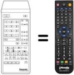 Replacement remote control TNQ 8E 0422