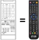 Replacement remote control TNQ 8E 0436