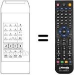 Mando a distancia equivalente TP 875