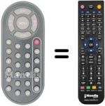 Mando a distancia equivalente United TFT 7090