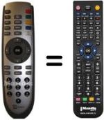 Replacement remote control Telesystem TS 7.4 DT