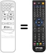 Mando a distancia equivalente Funai TV 1400 A MK7 / 14'