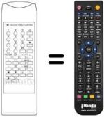 Replacement remote control Prosonic CTV 2800