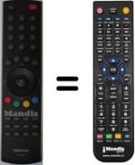 Mando a distancia equivalente Toshiba 32 AV 500 P