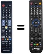 Mando a distancia equivalente Samsung UE 55ES6560