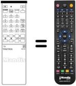 Replacement remote control RM 651