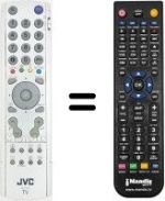 Mando a distancia equivalente JVC 32S60BU