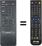 Mando a distancia equivalente Panasonic NV-G45