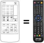 Replacement remote control TELEGAZI VH 221 RC