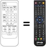 Mando a distancia equivalente Thomson VK 200 PS