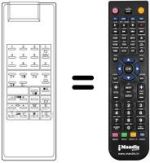 Replacement remote control VS 5 / 2 TEXT